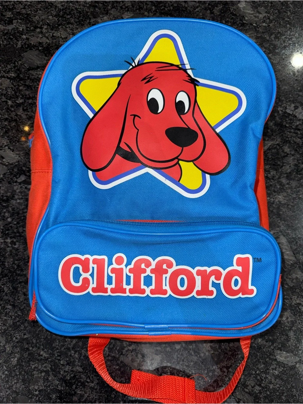 Clifford Kids Backpack with Red Dog Graphic